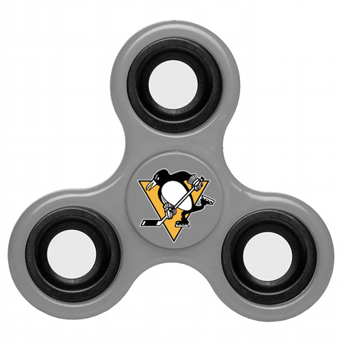 NHL Pittsburgh Penguins 3 Way Fidget Spinner G97 - Gray